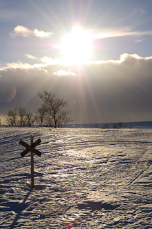 Snow, rain and sun, Hosjöbottnarna, Sweden.