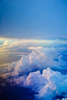 South Chinese sea from above, Malaysia.