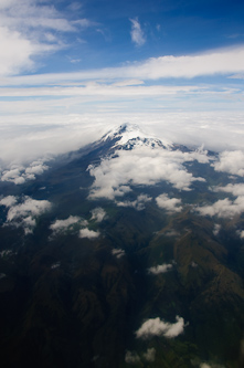 Higher than a volcano, Cotopaxi, Ecuador.