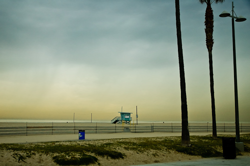 The pacific light, Venice beach, USA.