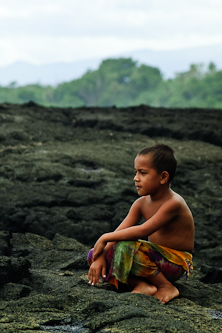 Contemlating Tausaga, Tafua, Samoa.